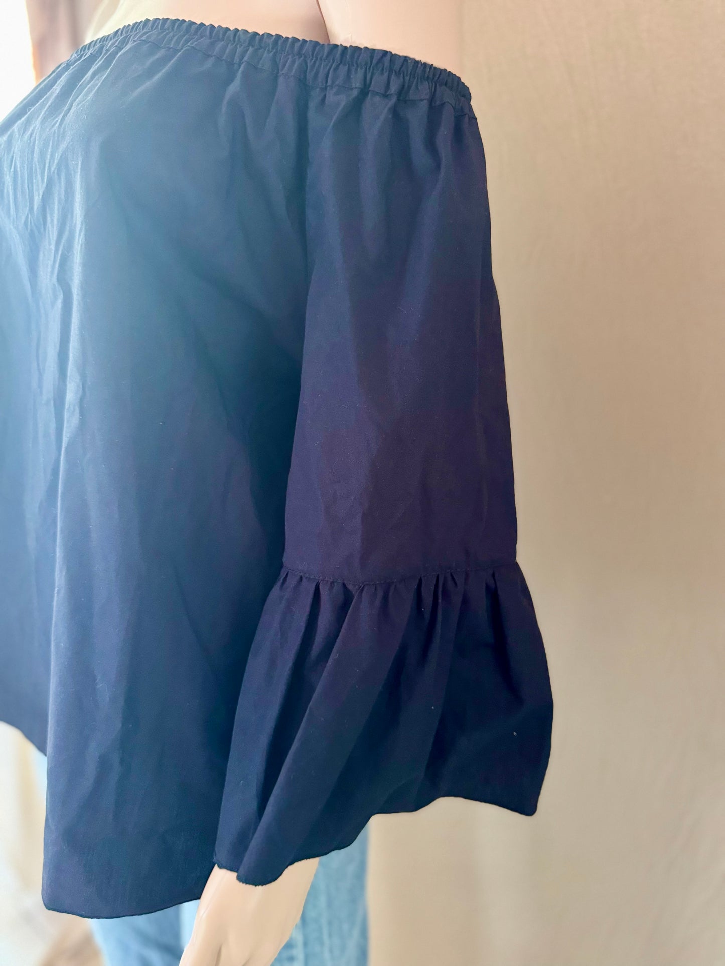 🖤 Top épaule dénudée noir – 100% coton