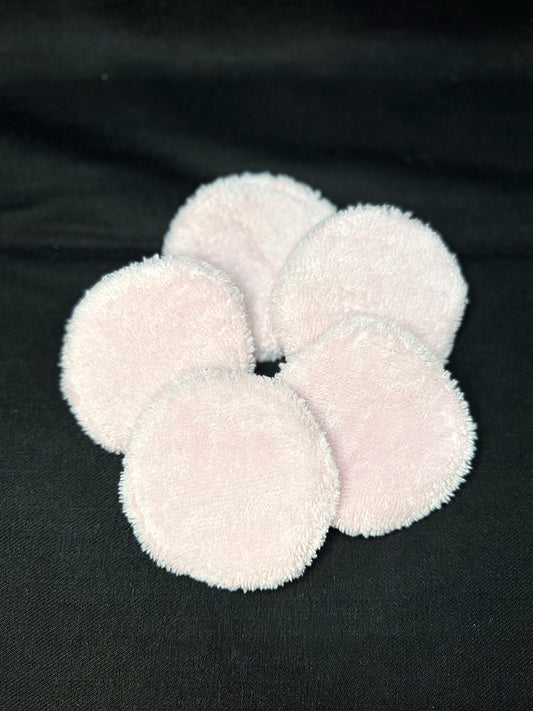 Coton réutilisables rose