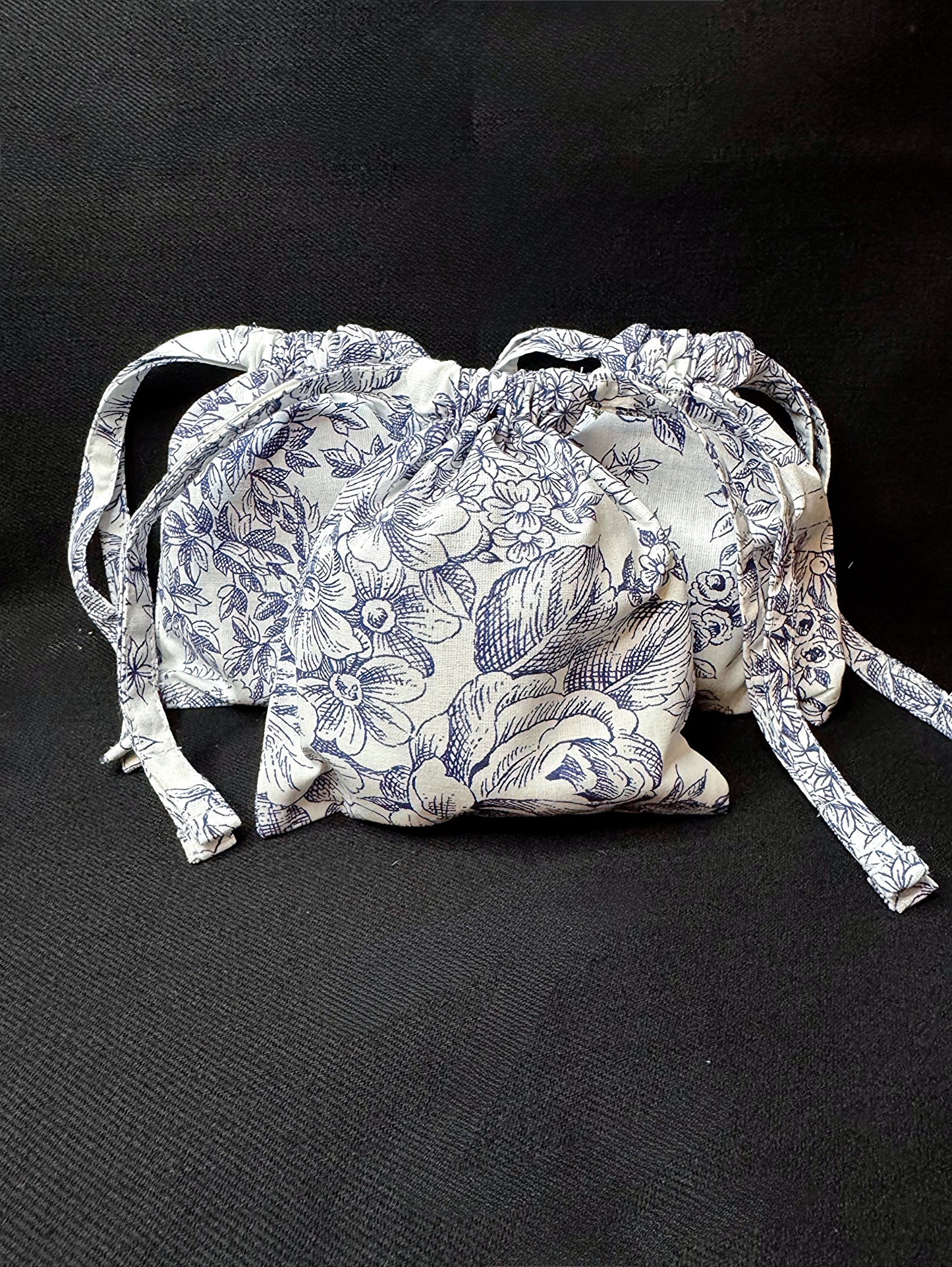 coton réutilisable bleu roi