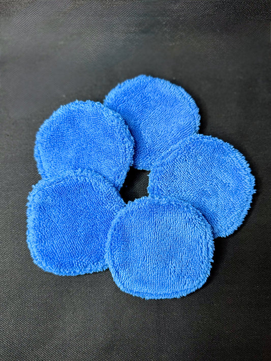 coton réutilisable bleu roi